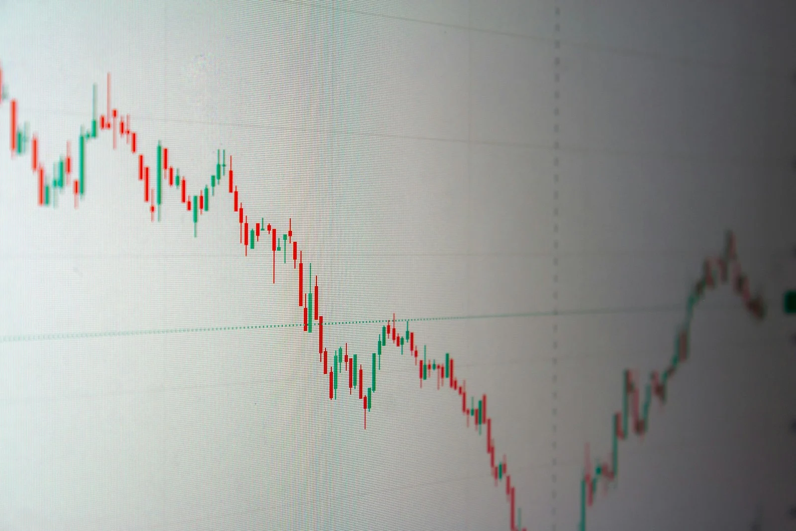 Photo by Arthur A Stock market chart shows a downward trend.